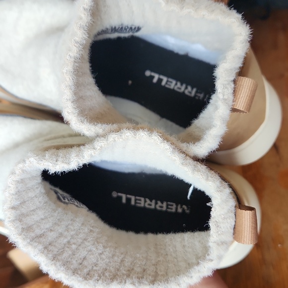 Merrell Cloud Renew Bluff Boots Wool Felt Leather Hiking sz 7 - Picture 9 of 15